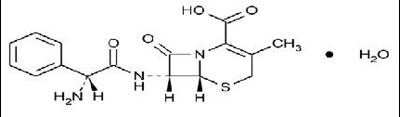 cephalexin chemical structure - cephalexin chemical structure